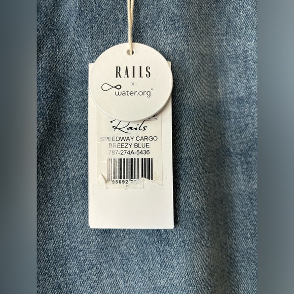 Rails Speedway Cargo Pant Breezy Blue NWT 29 - Picture 5 of 13